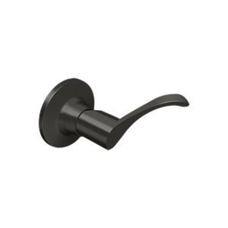 Traditional Series Claremont Door Leverset W/ Round Rose Dummy Right Handed Oil Rubbed Bronze -  DELTANA, 5854D-10B